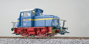 ESU 31437 - H0 - Diesellok KG230, 4, blau, Südzucker, Ep. IV, Vorbild um 1985 - DC/AC - Digital, Sound, Rauch